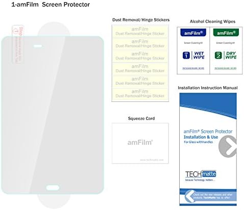 Amfilm stakleni zaštitnik ekrana za kaljeno staklo Galaxy Tab A 8.0, za 2015 Tab A 8.0