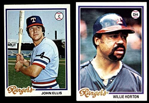 1978. TOPPS Texas Rangers u blizini Team Set Texas Rangers VG / ex Rangers