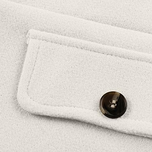 Prdecexlu maturu sa dizajnom na dugme Down Jackes za žensku laganu jaknu sa punim rukavima od poliestera jesen otvorena prednja strana