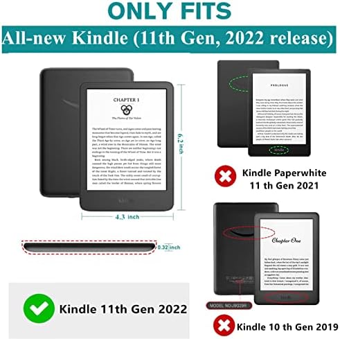 Futrola od tkanine za Kindle 11. generacije objavljena 2022. godine, izdržljiva futrola sa dizajnom trake za ruke