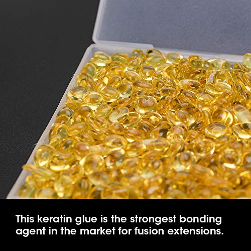 100g 1000 kom keratinski lepak za ekstenzije kose-Fusion Hair Tools Hair Extension Fusion Tips Rebond Granules Beads