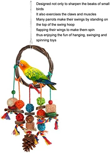 Bird Swing Borea Relief COLORPOLNO SWING vježbi Igračke prirodni materijal mišića