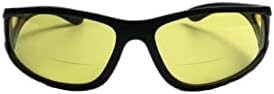 Bifokalni sportski omotač oko noćnog vida sa žutim sočivima UVA UVB za muškarce ili žene