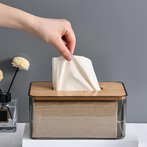 KLKCMS pravokutnog tkiva Organizator papirnog ručnika za odlaganje papira za uredska trpezarija za trpezariju u kupaonici, 18x11.8x10cm