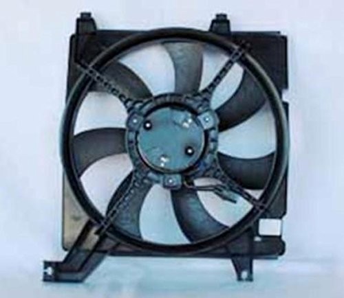 RAPEElektrični novi sklop ventilatora hlađenja motora kompatibilan je sa 2003-2008 Hyundai Tiburon 2.7L V6 2656cc