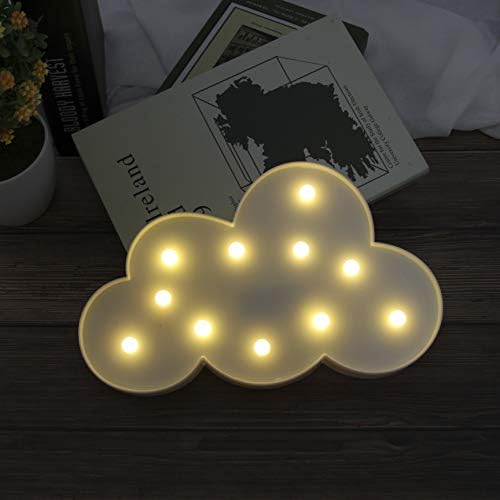 RECUTMS LED svjetlo noćna svjetla dekorativni znakovi na baterije Cloud LED lampa zidna dekoracija za dnevni boravak,spavaću sobu,dom,