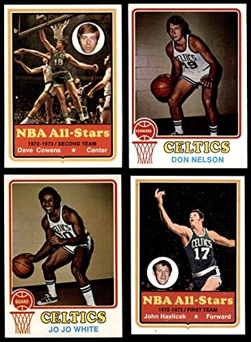 1973-74 Topps Boston Celtics Team Set Boston Celtics NM + Celtics