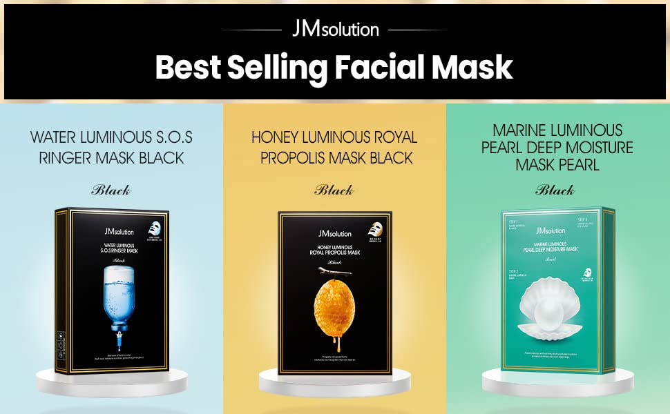 JM Solution sheet mask variety pack 7types 10ea korejska kozmetička Njega kože, dnevne maske za lice, hidrirajte i Njegujte kožu