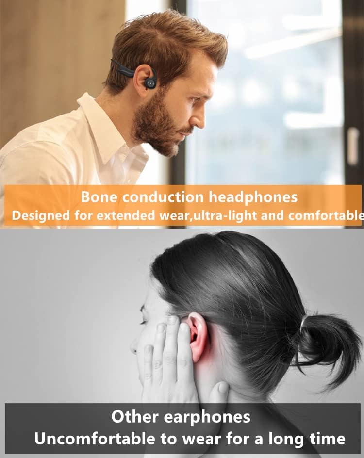 Slušalice za plivanje, IPX8 vodootporni uši, Bluetooth Open EAR bežične sportske slušalice sa MP3 igranjem 16G memorije za trčanje plivanja