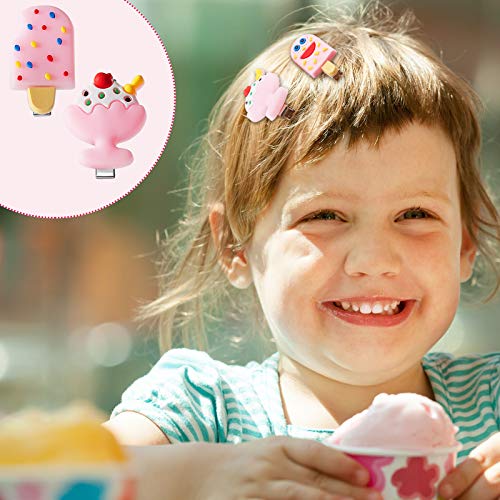 36 komada slatke kopče za kosu za djevojčice Candy Rainbow ukosnice sladoled jednorog slatke ukosnice za ukosnice zabavne dezertne