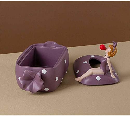 LLLY Modern Art Bubble Gum Girl Candy Tissue Box smola Crafts dekoracija dječije sobe dekoracija tkiva velikog kapaciteta kutija za skladištenje Kućni dekor