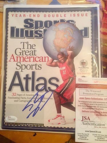 SHAQUILLE O'neal MIAMI Heat JSA Witness potpisan Autographed SPORTS ILLUSTRATED - autographed NBA magazini