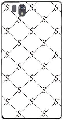 Drugi kožni monogram Bijeli X Crni dizajn Rotm / za Xperia Z So-02e / Docomo DSO02E-PCCL-202-Y354