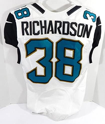 Jacksonville Jaguars Richardson # 38 Igra Izdana bijeli dres 40 DP37045 - Neintred NFL igra rabljeni dresovi