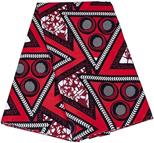 SLATIOM afrička etnička Batik štampana tkanina,pamučna tkanina crvena pozadina ženske haljine za zabavu šivaći materijal