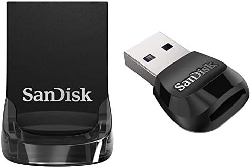 SanDisk 256GB Ultra Fit USB 3.1 Flash Drive - SDCZ430-256G-G46 & Mobilemate USB 3.0 microSD čitač kartica - SDDR-B531-GN6NN