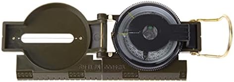 Jeusdf Prijenosni sklopivi objektiv Kompas modni multifunkcijski vanjski objektiv Kompas za kompas Displass