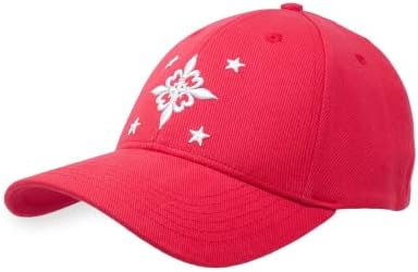 Francuska noćna mora - Flexfit kapa za muškarce i žene - od pamučnog Kepera - bijeli vezeni Logo - Crvena donja strana vizira