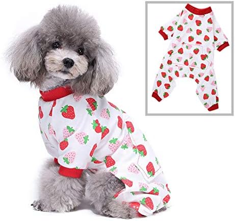SELMAI pseća pidžama mačka Pjs odjeća za spavanje prozračna mekana pamučna elastična odjeća za mačke kostim za kućne ljubimce Dinosaurus