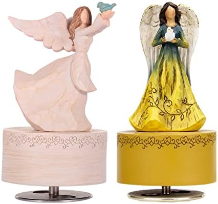 YT3 Studio Angel Music Box, Angel Figurine pokloni za kćer, muzičke poklone za majku, memorijalne poklone
