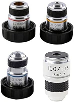 Bingfang-W 4x 10x 40X 100x mikroskop objektiv Akromatski objektivni dijelovi mikroskopa