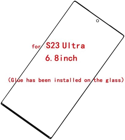 Galaxy S23 Ultra sito staklo,zamjena ekrana prednjeg vanjskog stakla za Samsung Galaxy S23 Ultra 5G prednji vanjski stakleni ekran