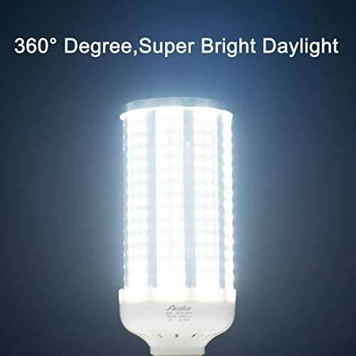 2-Pakovanje（500w ekvivalentno）LED žarulja za kukuruz 6000 lumena 6500K 60W velika površina hladna dnevna svjetlost Bijela E26 / E27