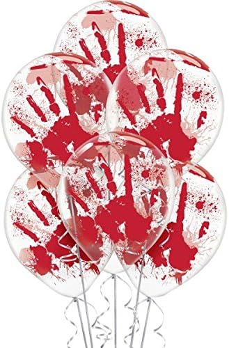 Dekoracija Balona Za Prskanje Krvi Za Ruke -12, 6 Kom