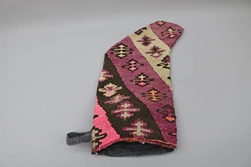 Sarikaya Jastuk Božićne čarape, ljubičaste čarape, Aztec Božićne čarape, Kilim čarapa, Santa Cruz Čarapa, Božićne čarape, 602