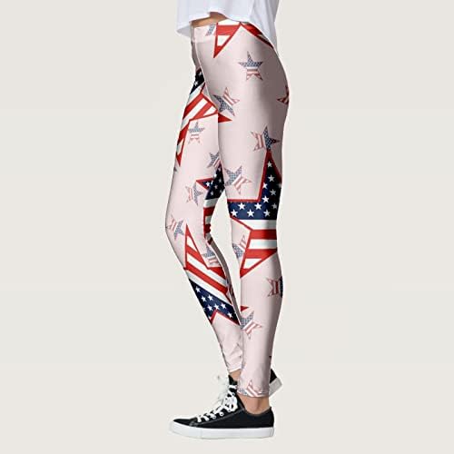 Visoke vučne struke za žene American Eagle tiskane meke neprozirne tanke kontrole trbuške joge hlače u punoj dužini gamaše