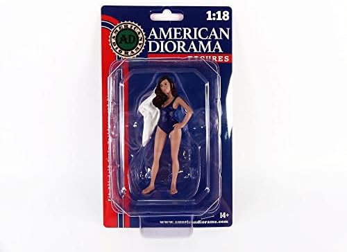 Katy figurica djevojke na plaži za modele u mjerilu 1/18 Američke Diorame 76313