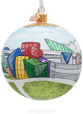 Snažni Nacionalni muzej igre, Rochester, New York, SAD Glass Ball Božićni Ornament 4 inča