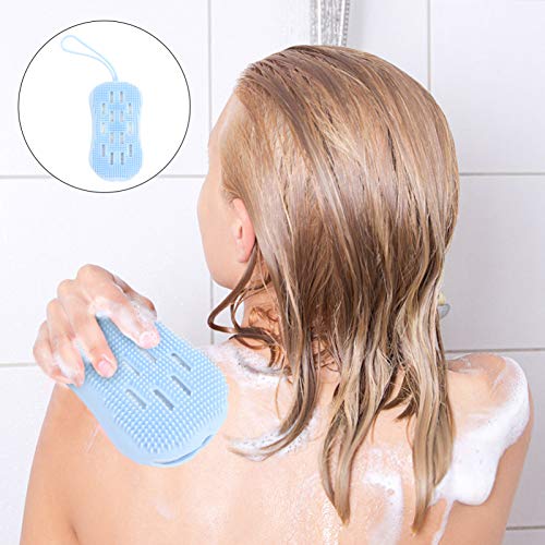 Minkissy baby šampon za kupanje silikonsko karoserijsko čišćenje muškaraca 1pc silikonska četkica za kalibru dvostrana kupatila kupanje
