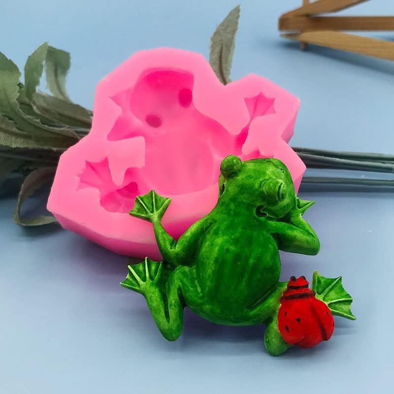 3D žablje silikonski fondant kalup za slatkiše, čokoladu, ukrašavanje kolača, sapun, polimerna glina, smola kalupa