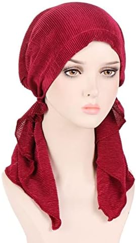 YYaojhao prije vezane turbane za žene - klizanje hemorap za glavu Hat Bandana Headwear za poklopce za gubitak kose