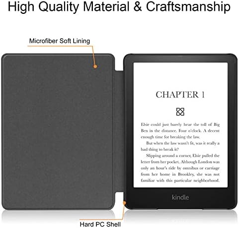 Tanka futrola za potpuno novi Kindle-PU kožni poklopac sa automatskim buđenjem / spavanjem-odgovara u-novi Kindle 2019, oblaci u boji
