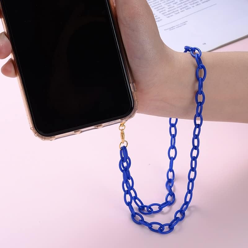 LEPSJGC telefonski lanac privjesak za ključeve za mobilni telefon traka protiv izgubljenih vezica viseći nakit od gajtana cca 30cm