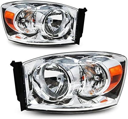Prednja svjetla kompatibilna za Dodge Ram 1500 2006 2007 2008, Ram 2500 / 3500 2006 - 2009 glava lampe skupštine vozač putnički svjetla