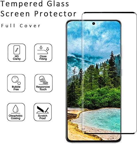 Arshek 22 paket Galaxy S21 Ultra zaštitnik ekrana, 9h kaljeno staklo uključuje dvije kamere