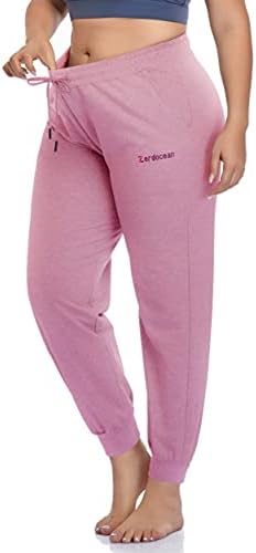 Zerdocean ženske plus veličine Joggers Hlače Active tweatpats Konusni trening yoga Lounge hlače sa džepovima