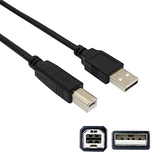 USB pisač kabl 5ft, neortx 1,5 metara USB kabela za štampač 2.0 Tip mužjak do b muški kabel kabela skenira veliku brzinu kompatibilna