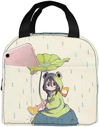 Nipoedge slatka Anime torba za ručak za djevojčice prenosiva kutija za ručak višekratne torbe za ručak velikog kapaciteta
