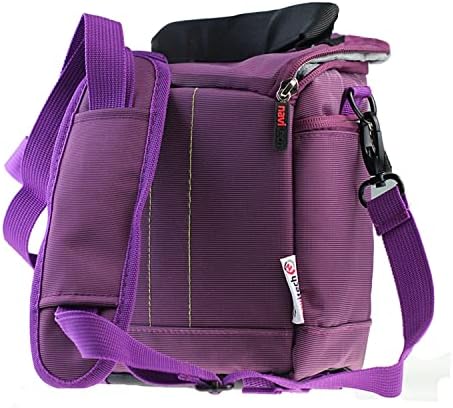 Navitech ljubičasta torbica za nošenje trenutne kamere i putna torba kompatibilna sa Instant kamerom Fujifilm instax Wide 300