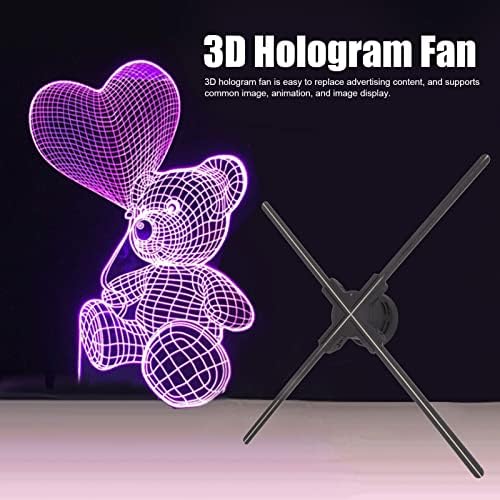 80cm 3D hologramski ventilator, 1600x928 golim okom 3D LED ventilator za trgovinu, bar, casino, zaslon za zabavu