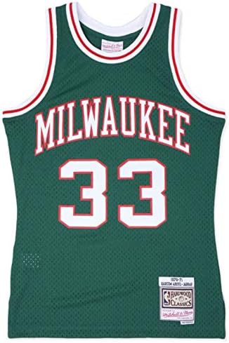 Kareem Abdul-Jabbar Milwaukee Bucks muški 1970-71 zeleni Swingman dres
