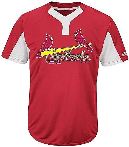 Majestic St. Louis Cardinals prazan ili prilagođeni zadnji 2-Button cool base dres