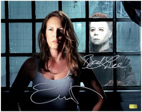 Jamie Lee Curtis i Brad Loree potpisali su fotografiju uskrsnuća za Noć vještica 11x14