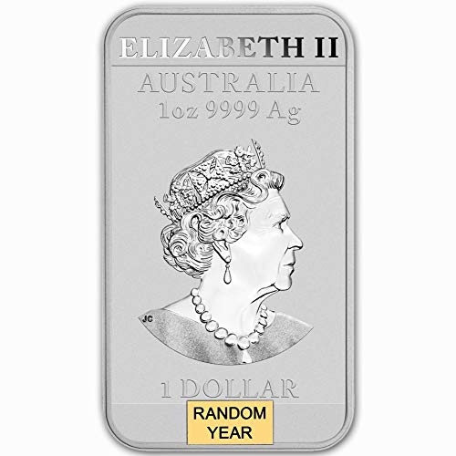 2018 P - sadašnje parcel od 1 oz Srebrne barove Australija Perth Mint Dragon Series Pravokutni kovanice sjajno je neobično sa potvrdama
