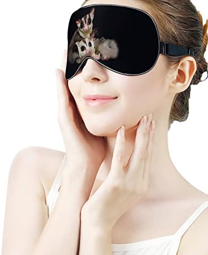Slatka šećerna jedrilica za spavanje maska ​​Slatka slijepotrati pokriva sjenilo za žene za žene muškarci Pokloni