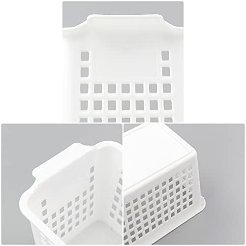 Fiazony 6-pack plastični uredski uredski ladici Basket Storage, Bijela, F